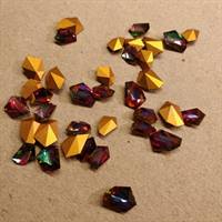 Forskellige krystaller, store 11 x 15 mm.